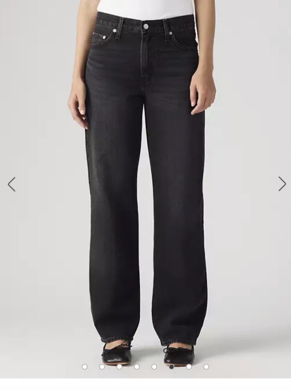 Levi’s Baggy Dad Women’s Jeans - NWT - Shrink Up - Black